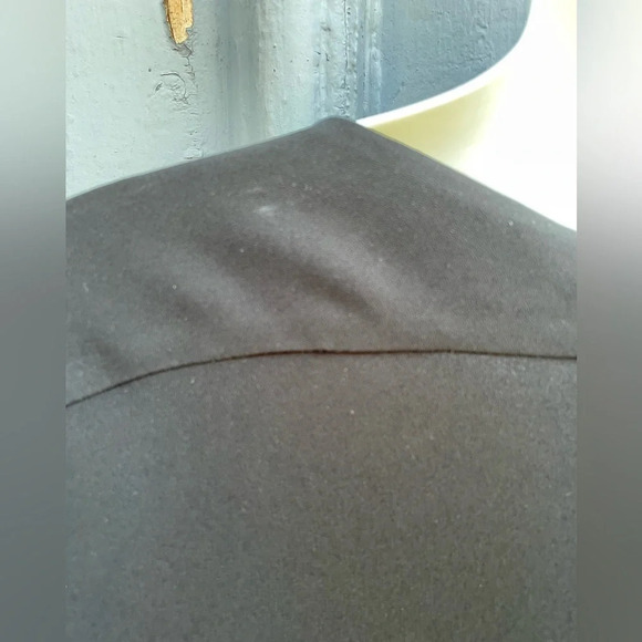 Diane Von Furstenberg Minimalist Madera Black Crepe Dress, size “P” Small - Picture 15 of 16